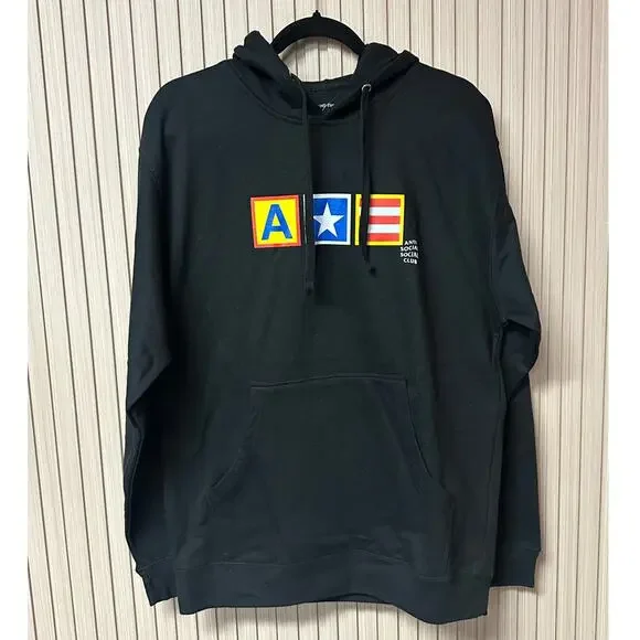 Anti Social Social Club No Hope For Us Black Hoodie Size M